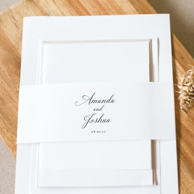 Wedding Of Invitation Belly Band (Creator Uploaded)