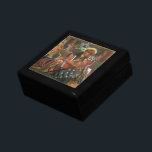 Wedding of St George, Princess Sabra by Rossetti Gift Box<br><div class="desc">The Wedding of St. George and the Princess Sabra (1857) by Dante Rossetti is a vintage Victorian Pre-Raphaelite fine art love and romance portrait painting. A romantic mediaeval scene with Princess Sabra threading a lock of her hair through St George's helmet. A classic fairy tale with a knight in shining...</div>