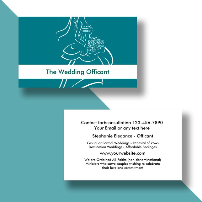 Wedding Officant Business Cards (Creator Uploaded)