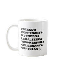 Wedding Officiant Customise List
