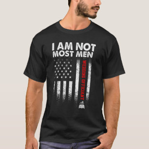 Wedding Officiant Plans Flag Internet Ordained Min T-Shirt