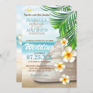 Wedding on the Beach   Invitations