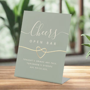 Wedding Open Bar Sign
