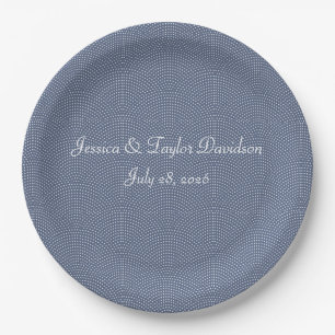 Wedding or anniversary paper plate