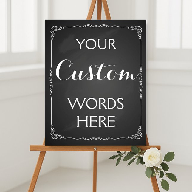Wedding or Party Sign make your own custom (Creator Uploaded)