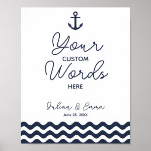 Wedding or Party Sign make your own custom