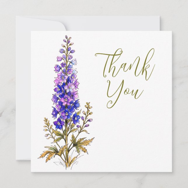 Wedding or Shower Thank you cards (Front)