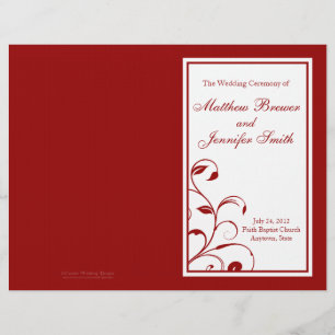 Wedding Order of Service and Ceremony Program