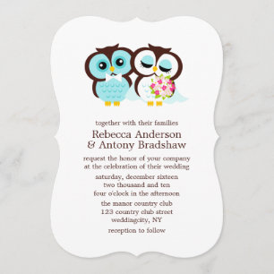 Wedding Owls Invitation