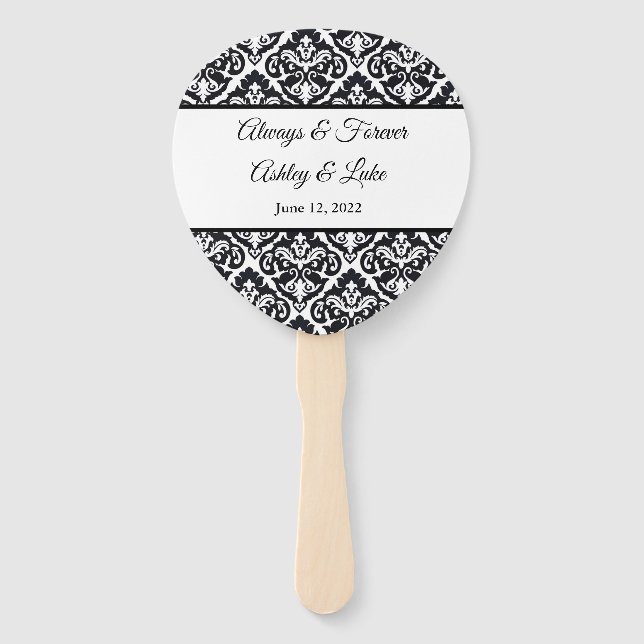 Wedding Paddle Fan (Front)