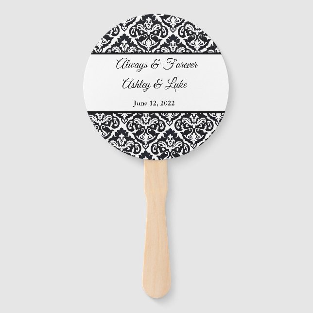Wedding Paddle Fan (Front)