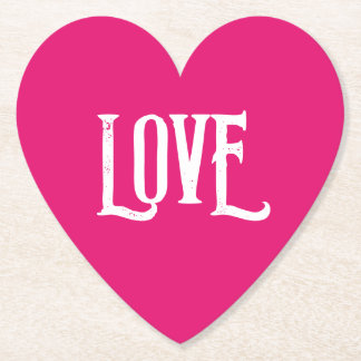 WEDDING PAPER COASTER LOVE FAVORS