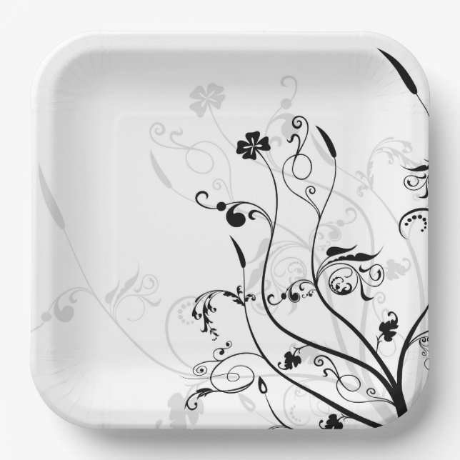 Wedding Paper Plates (Front)