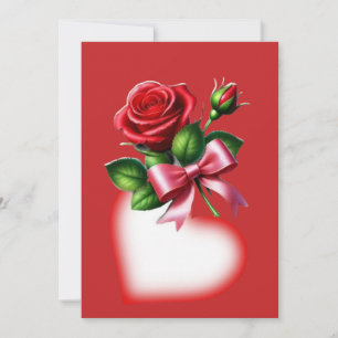 Wedding party announcement card
