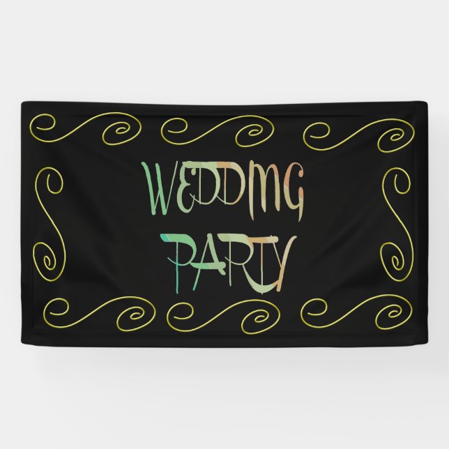 Wedding Party Banner (Horizontal)