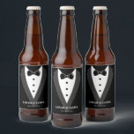 Wedding Party Beer Bottle Beer Bottle Label<br><div class="desc">Wedding Party Beer Bottle - easy to customise with names and wedding date</div>