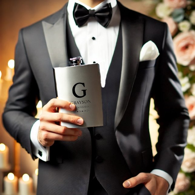 Wedding Party Gift Favor for Males Hip Flask (Creator Uploaded)