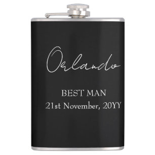 Wedding Party Gifts Best Man  Hip Flask
