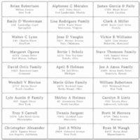 Wedding Party Guest Address Label Sticker