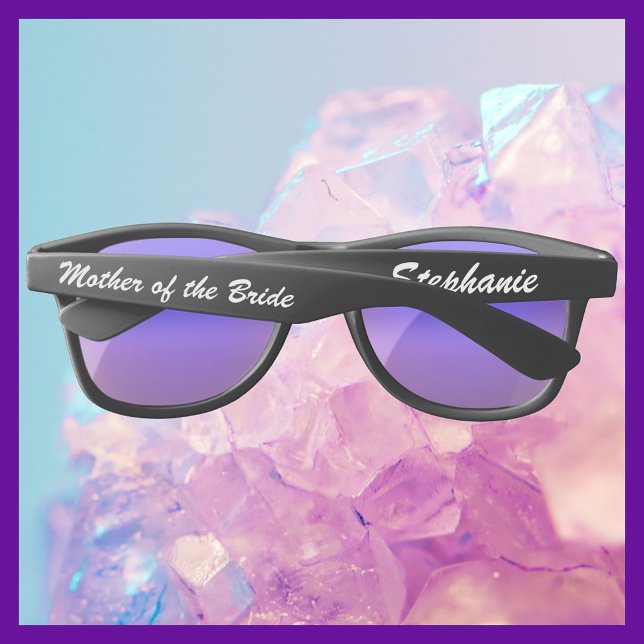 Wedding Party Mother of Bride Plastic Sunglasses (Creator Uploaded)