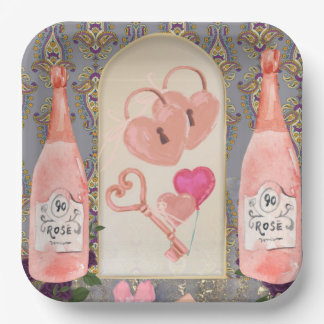 wedding Party place Paper Plate