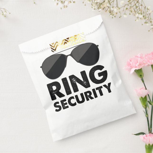 Wedding Party Ring Security Wedding Ring Favour Bags (Sealed)