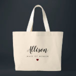 Wedding Party Tote Bag, Bridesmaid, Bachelorette<br><div class="desc">Tote Bags for your entire wedding party.  Fill with fun goodies for your bachelorette or destination wedding weekend.  Great bridesmaid gifts or beach bags!</div>