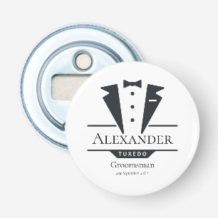 Wedding Party Tuxedo Gifts Groomsman   Bottle Opener