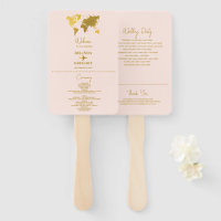 Wedding Passport Blush Pink Gold Program