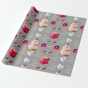 Wedding Pattern Wrapping Paper