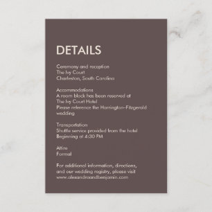 Wedding Peacock Botanical Couture Enclosure Art Card