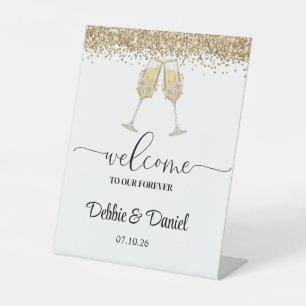 Wedding Pedestal Sign