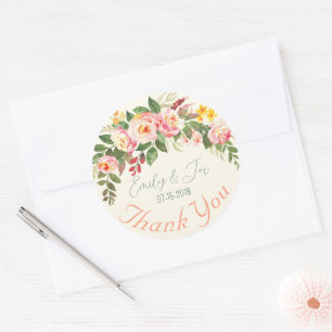 Wedding personalised stickers