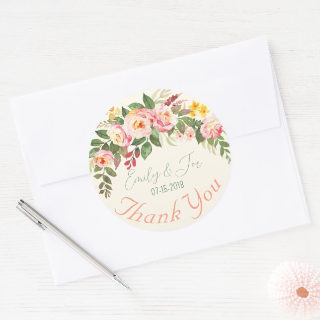 Wedding personalised stickers (Envelope)