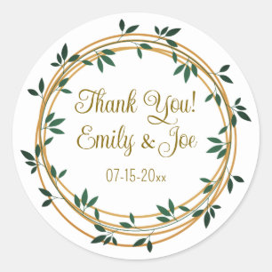 Wedding personalised stickers