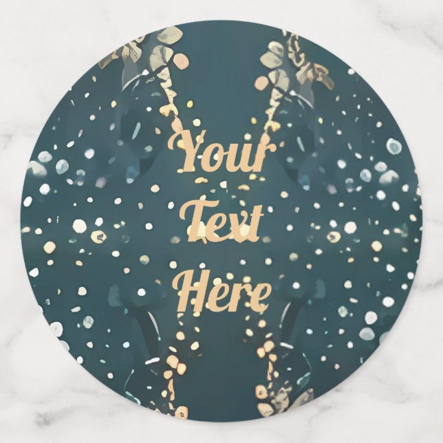 Wedding personalized Confetti (Large Front)