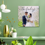 Wedding Photo Acrylic Wall Art<br><div class="desc">Remember your beautiful wedding day with this lovely personalised photo acrylic art!</div>