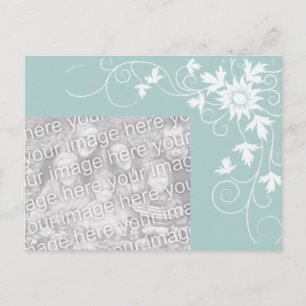 Wedding Photo Announcement Postcard