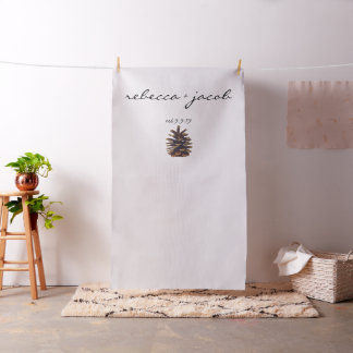 Wedding Photo Backdrop Painted Pine Cone