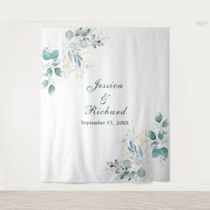 Wedding Photo Background Tapestry