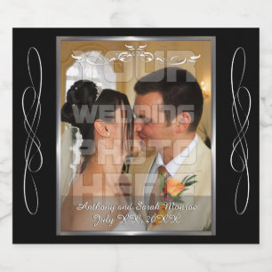 Wedding Photo Beer Bottle Label