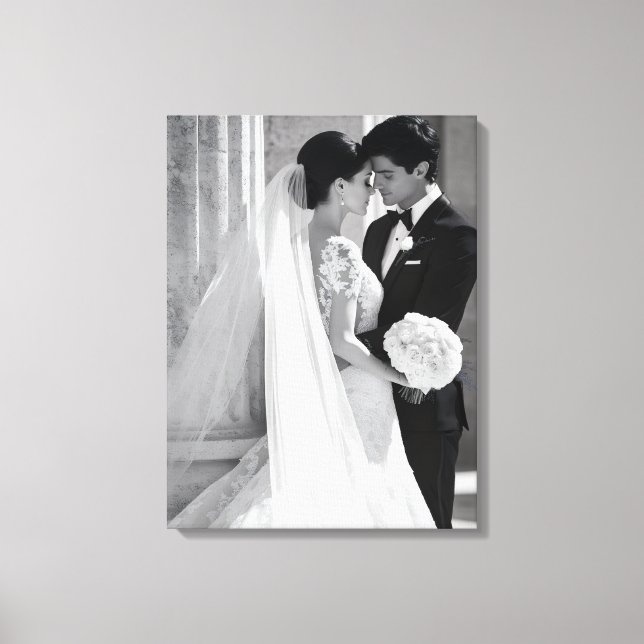 Wedding Photo Canvas Art (Front)