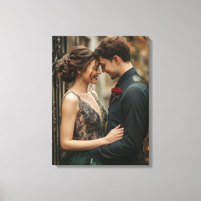 Wedding Photo Canvas Art (Front)