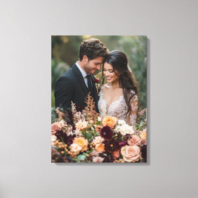 Wedding Photo Canvas Art (Front)