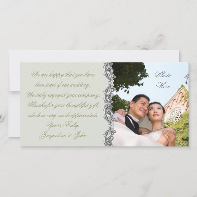 Wedding ~ Photo Card (Front)