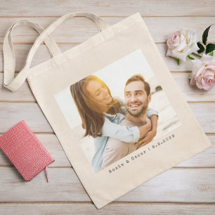 Wedding Photo Couple Newlywed Tote Bag