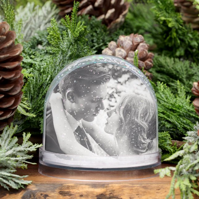 WEDDING PHOTO CUSTOM SNOW GLOBE (Winter)