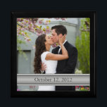Wedding Photo Frame Template Jewellery Box<br><div class="desc">You can personalise the photo and the text on this photo frame template jewellery box. Great for a wedding, engagement, anniversary, or family photo. To change the picture and text, use the personalise it option. To make other changes, including changes to the text (font, font size, text placement) or changing...</div>