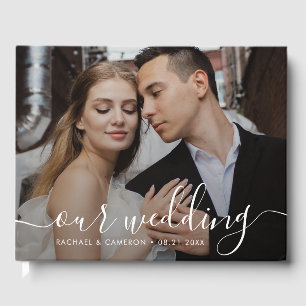 Wedding Photo Guest Book Light Grey
