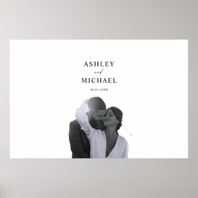 Wedding Photo Guest Signature Poster (Front)